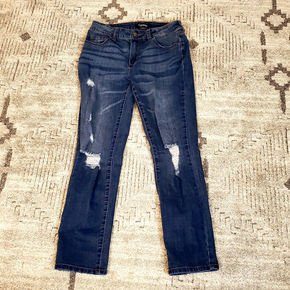 d.jeans skinny distressed size 6P